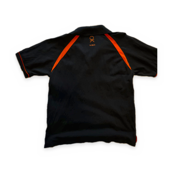Polo nero/arancione 0-Kill Eclipse Black