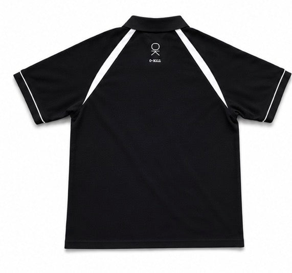 Polo nera/bianco 0-Kill Phantom