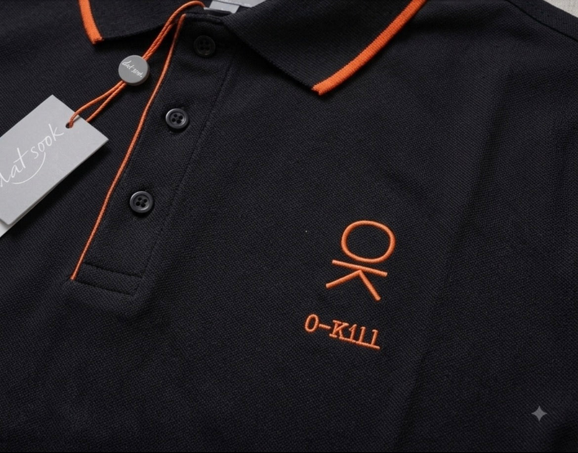 Polo 0-Kill Black Orange