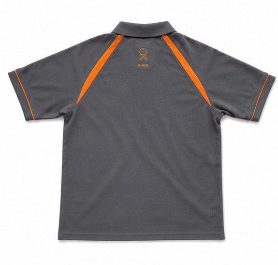 Polo grigia/arancione O-Kill Steel Grey