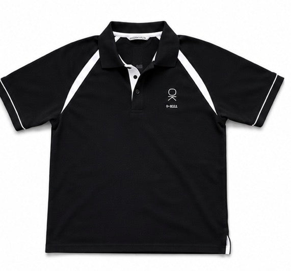 Polo nera/bianco 0-Kill Phantom