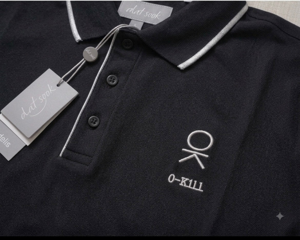 Polo 0-Kill Black Silver