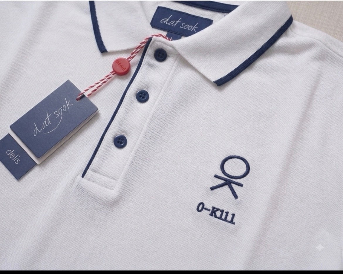 Polo 0-Kill White Navy